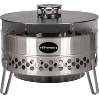 Petromax Grillplatte für Feuertonne Tyropit und Pyron 6mm Stahl, Ø 57cm