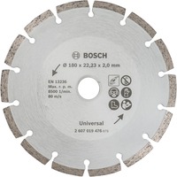 Bosch Diamanttrennscheibe Universal, Ø 180mm Bohrung 22,23mm