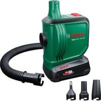 Bosch Akku-Luftpumpe EasyInflate 18V-500, 18Volt grün/schwarz, Li-Ionen Akku 2,0Ah, POWER FOR ALL ALLIANCE