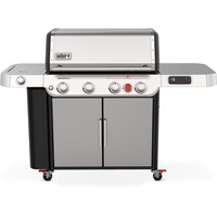 Weber Genesis SX-435 Smarter Gasgrill edelstahl, mit CRAFTED Basis-Rahmen und Sear Zone