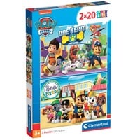 Clementoni Kinderpuzzle Supercolor - Paw Patrol  2x 20 Teile