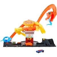 Hot Wheels City Cobra Slam Pizza Attack, Rennbahn inkl. 1 Spielzeugauto