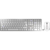 CHERRY DW 9100 SLIM, Desktop-Set weiß/silber, FR-Layout, Cherry SX-Scherentechnologie