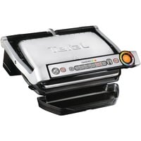 Tefal OptiGrill+ GC712D34, Kontaktgrill silber/schwarz, 2.000 Watt