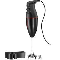 Unold Stabmixer ESGE Zauberstab M 100 Design schwarz/rot, 120 Watt, mit Wandhalterung