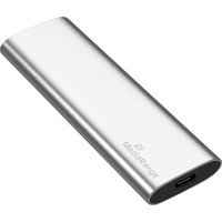 MediaRange 120 GB, Externe SSD silber, USB-C 3.2 Gen 2 (10 Gbit/s)