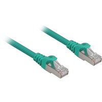 Sharkoon Patchkabel RJ45 Cat.6a SFTP grün, 10 Meter, LSOH (Halogenfrei)