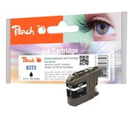 Peach Tinte schwarz PI500-130 kompatibel zu Brother LC-223BK