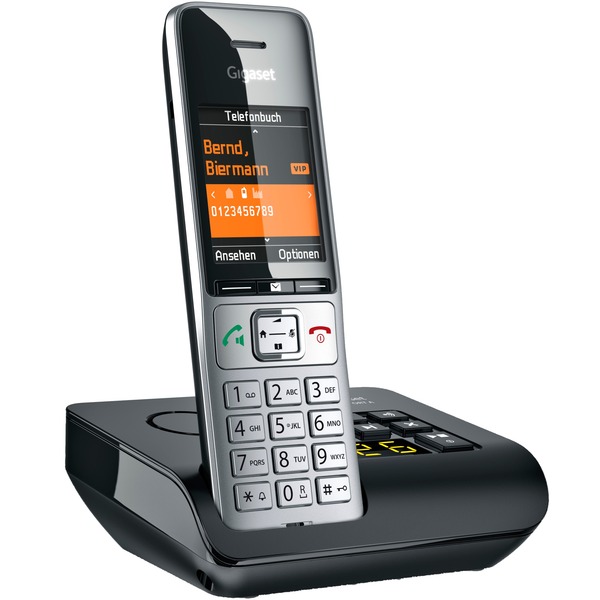 Gigaset COMFORT 500A, Analoges Telefon Silber/schwarz